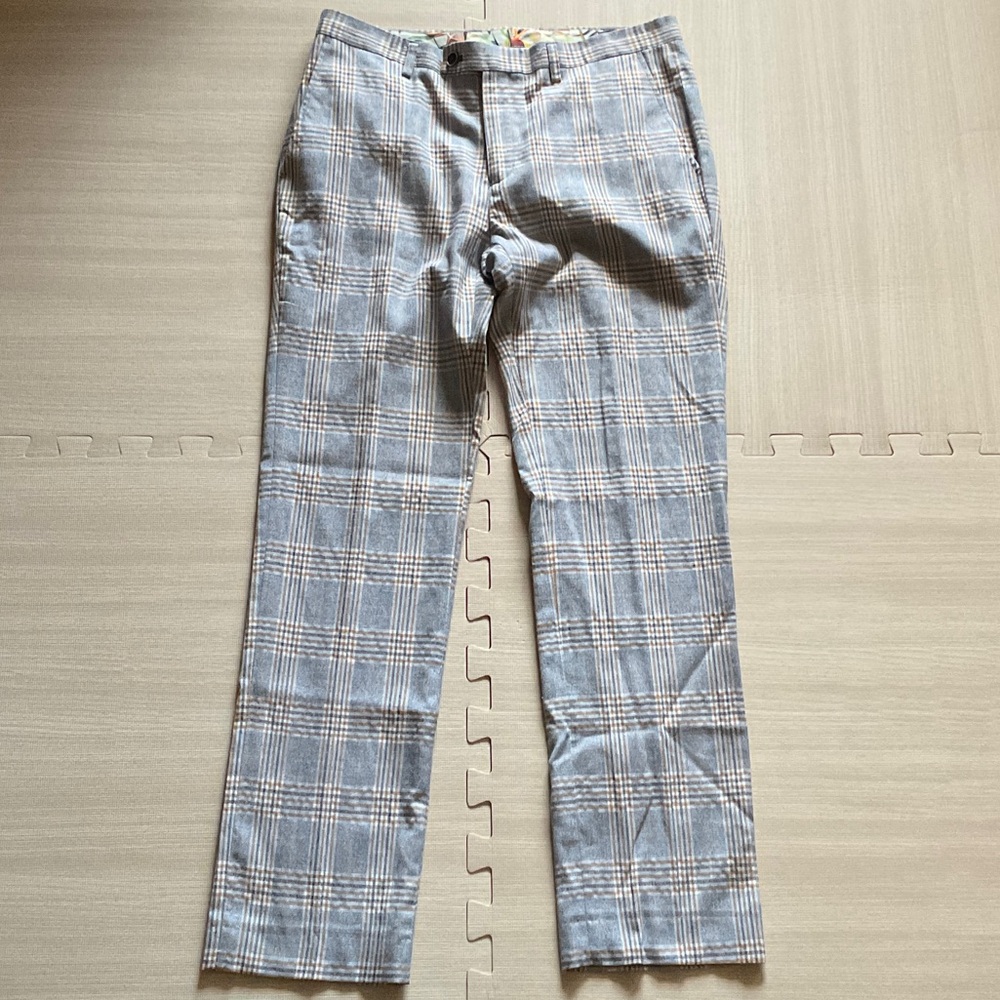 Paisley & Gray Gray Plaid Dress Pants 31 W 32 L